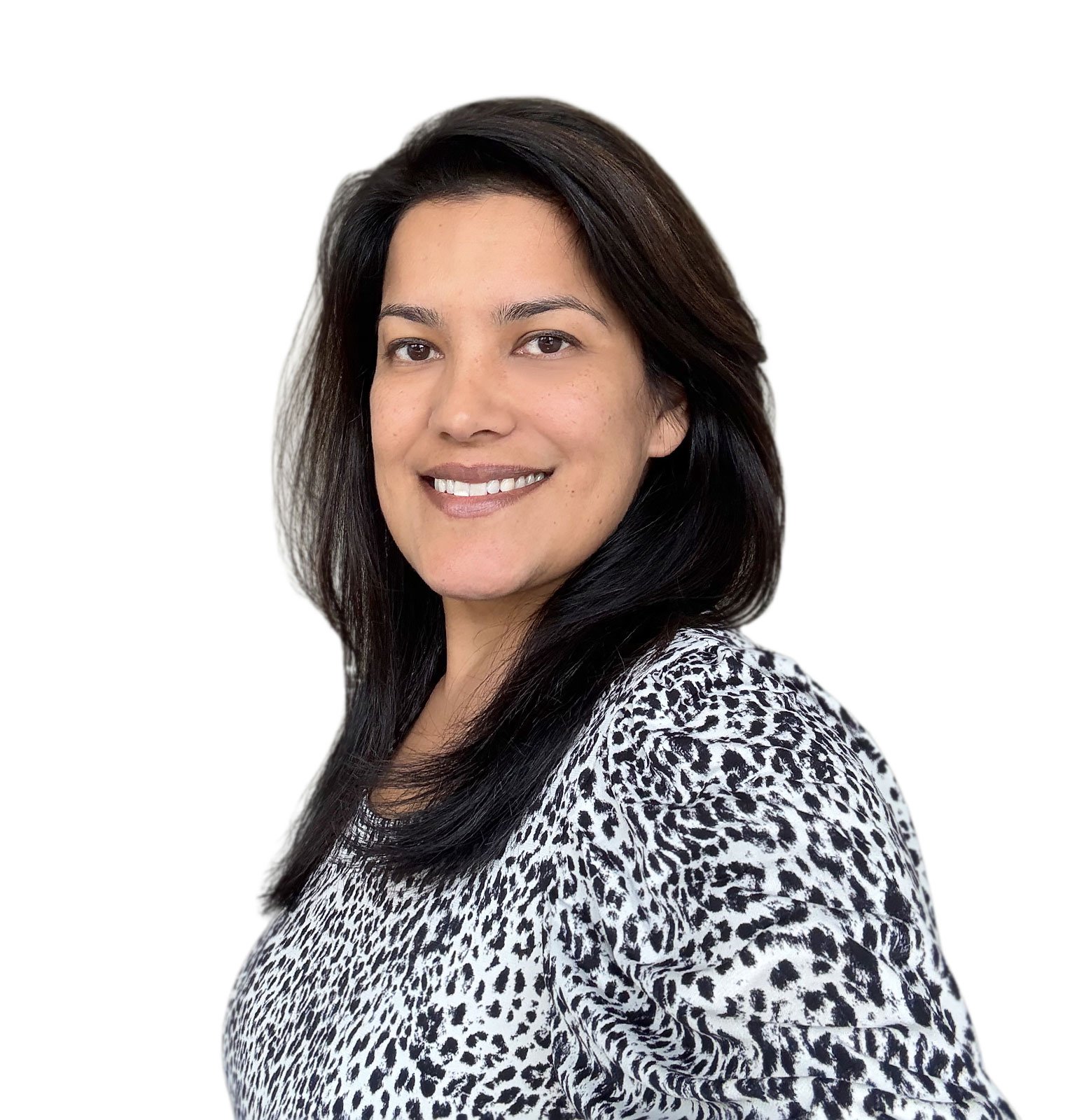 A photograph of Uzma Martino, Senior Contracts Manager of PCI-GS